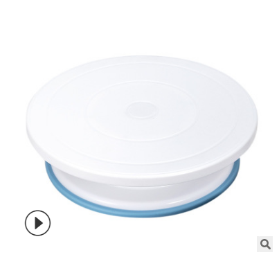 2020 Cake Turntable Widen Rubber Anti-slip Ring Big Chassis Flexible Shaft Texture Processing Cake Shop Kitchen DiyTurntable