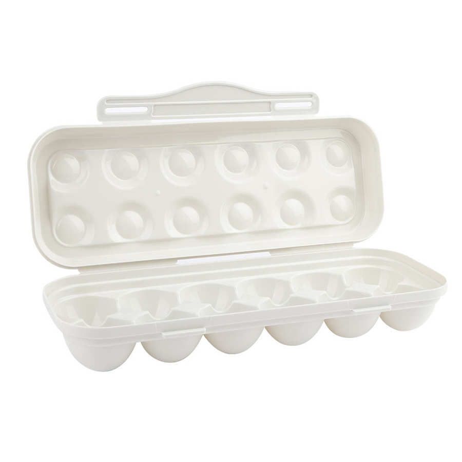 Durable Eggs Organizer Storage Container Tray Saving Space For Egg