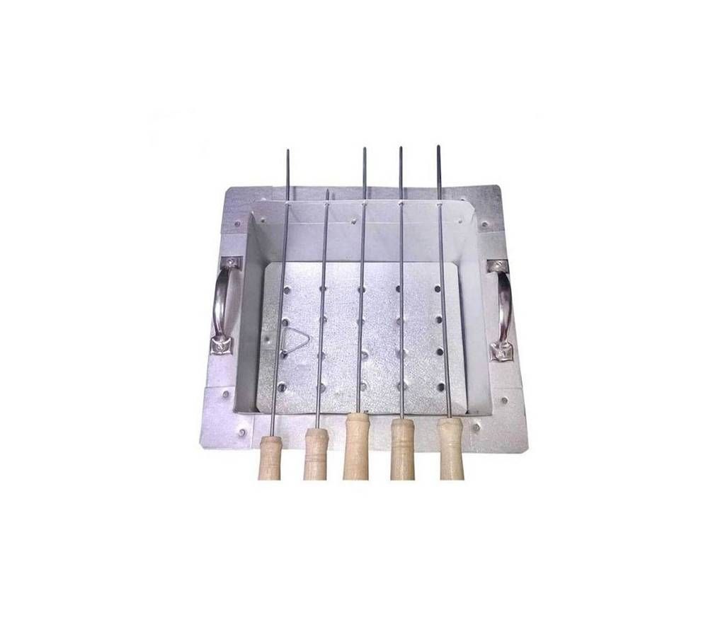 4-Stick BBQ Grill Maker Net Barbecue Stove