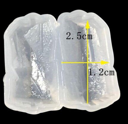 Diy handmade crystal drop size stone mold silicone mold personality pendant jewelry