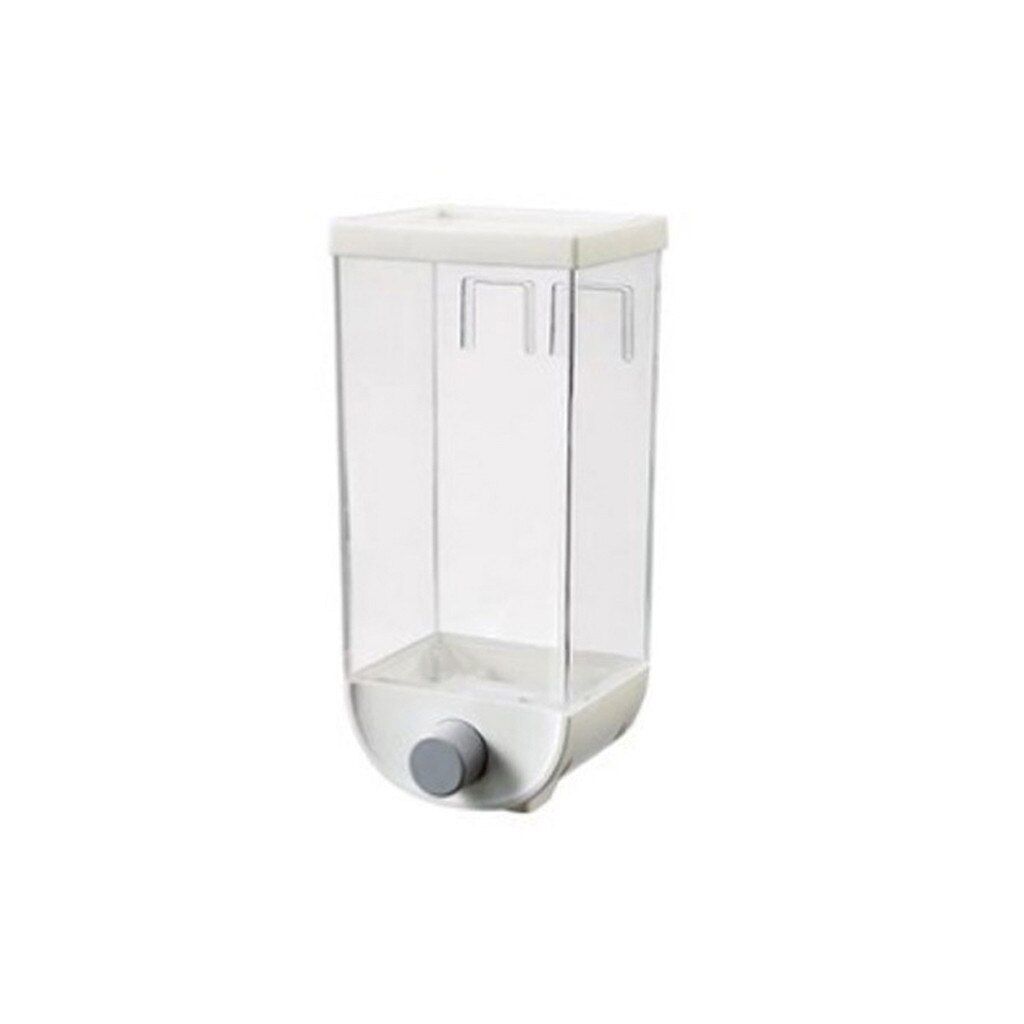 1 Piece Grain Storage Box Wall-mounted Tank Home Food Cereal Bean Rice Container Oatmeal Dispenser Kitchen 1000ml/1500ml #T1G