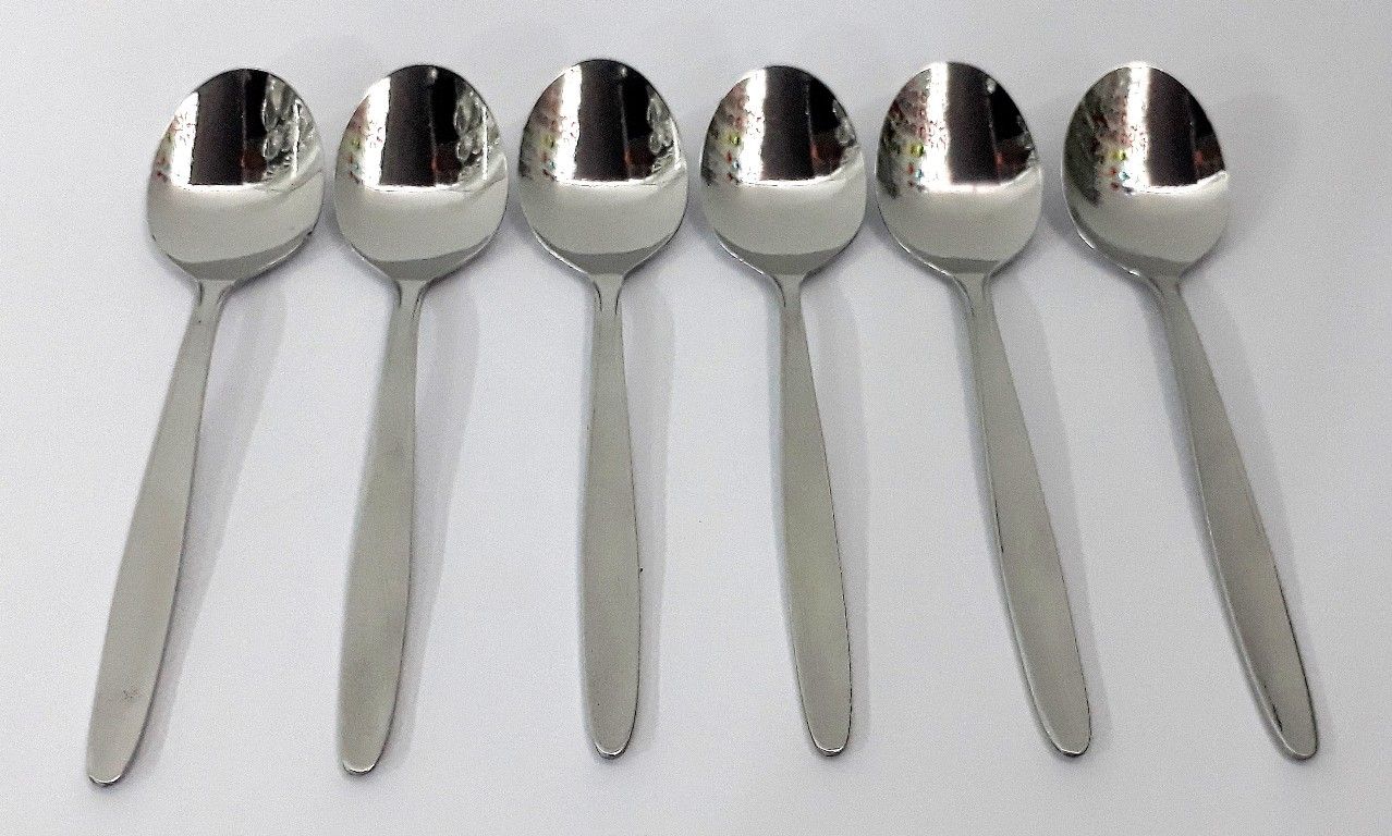 Tea Spoon 6 Pcs Set Length 15 CM Material Stainless Steel