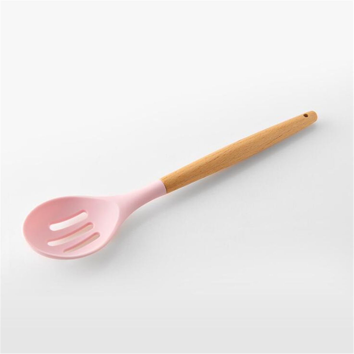 Colander Wooden Handle Silicone Nonstick Cooking Shovel Spoon Kitchen Tools