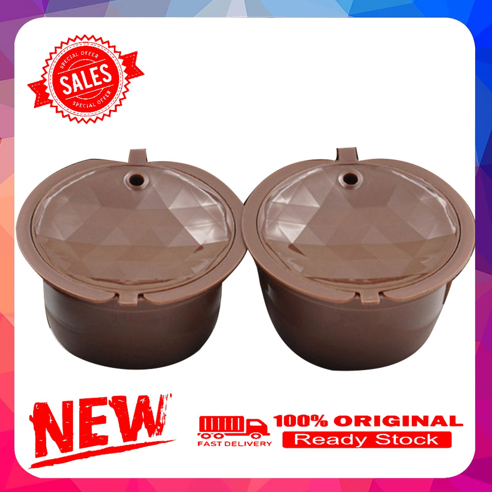 Stainless Steel Refillable Coffee Machine Filter Capsule Cup for Dolce Gusto Set