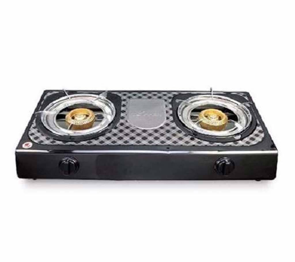 Double SS Auto Gas Stove NG A-205