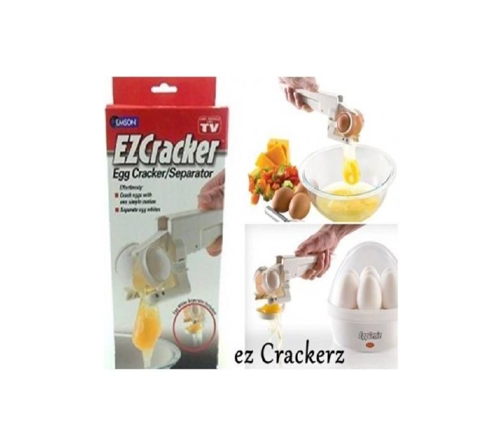 Ez Cracker Handheld Egg Cracker Separator