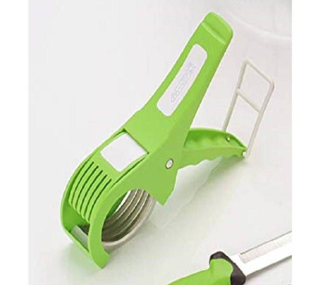 Kartik Kitchenware   Vegetable Cutter White/green 