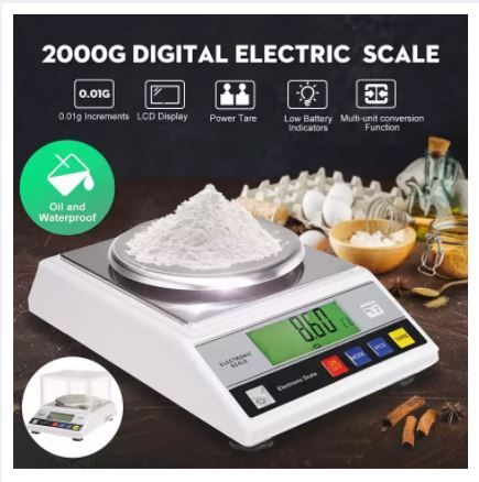 2kg x 0.01g LCD Digital Electronic Weight Balance Scale LB Jewelry Food Gold(null)