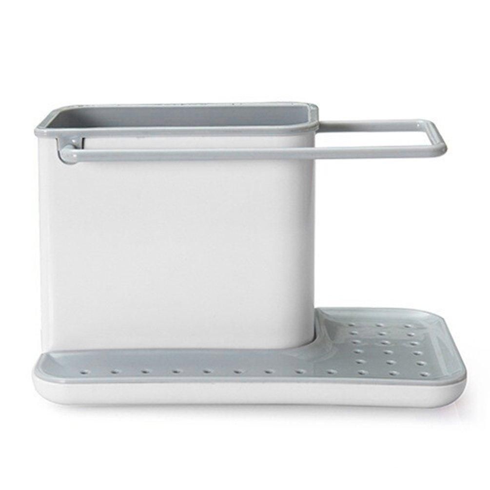 Plastic Racks Organizer Caddy Storage Kitchen Sink Utensils Holders Drainer