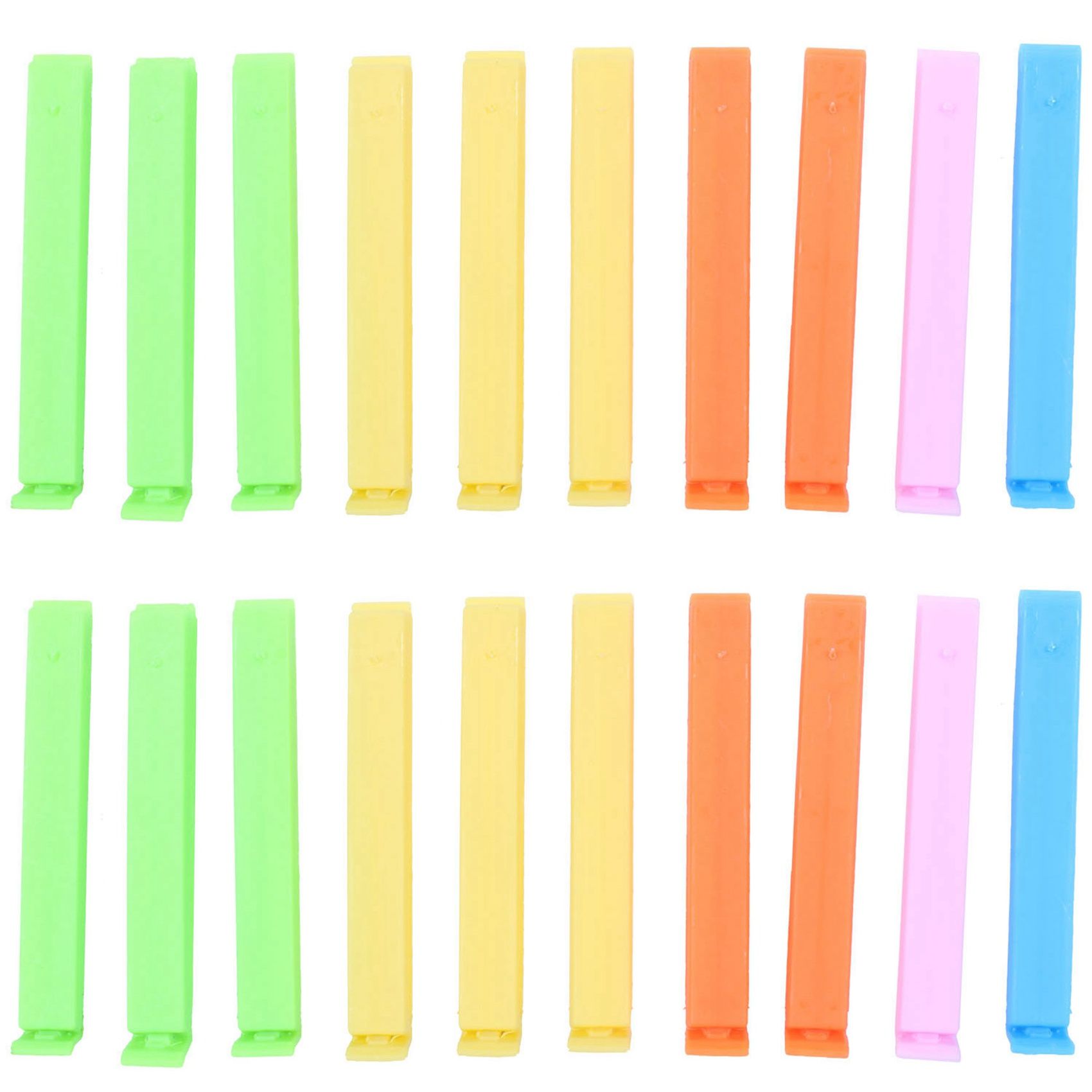 20 Pieces Portable New Kitchen Storage Food Snacks Sealed Bag Sealed Bag Sealing Clip Plastic Tool