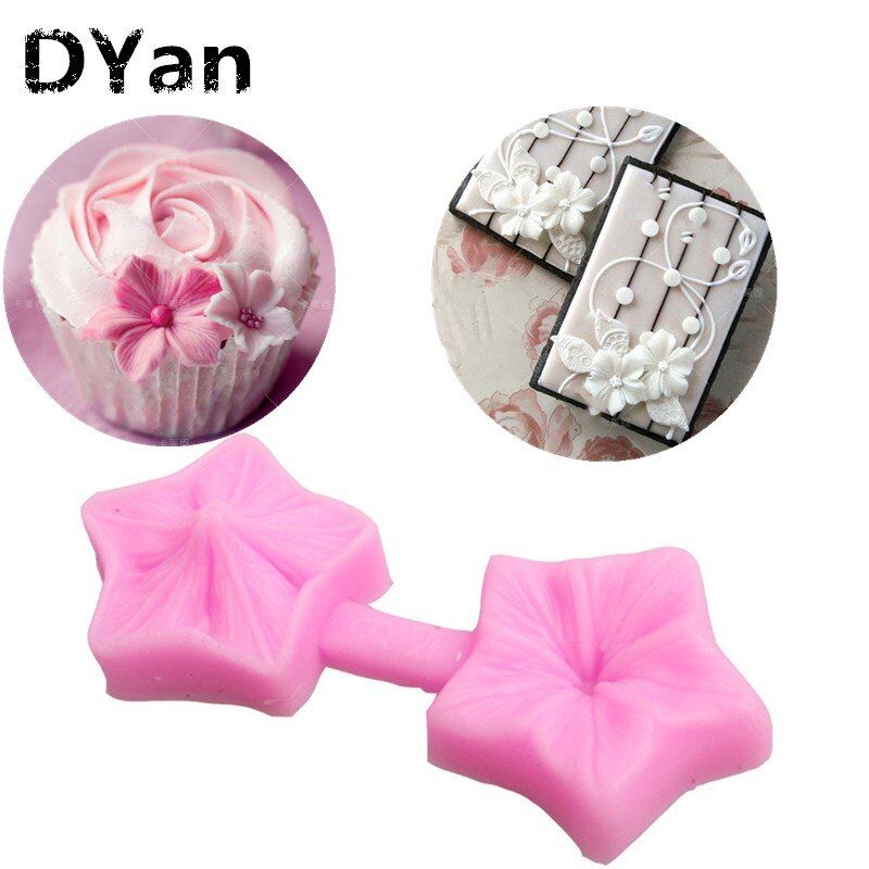 Kitchen DIY Creative 3D Morning Glory Flowers Silicone Cake Mold Fondant Cake Mold Clamping Silicone Mold Cake Baking Tools A939