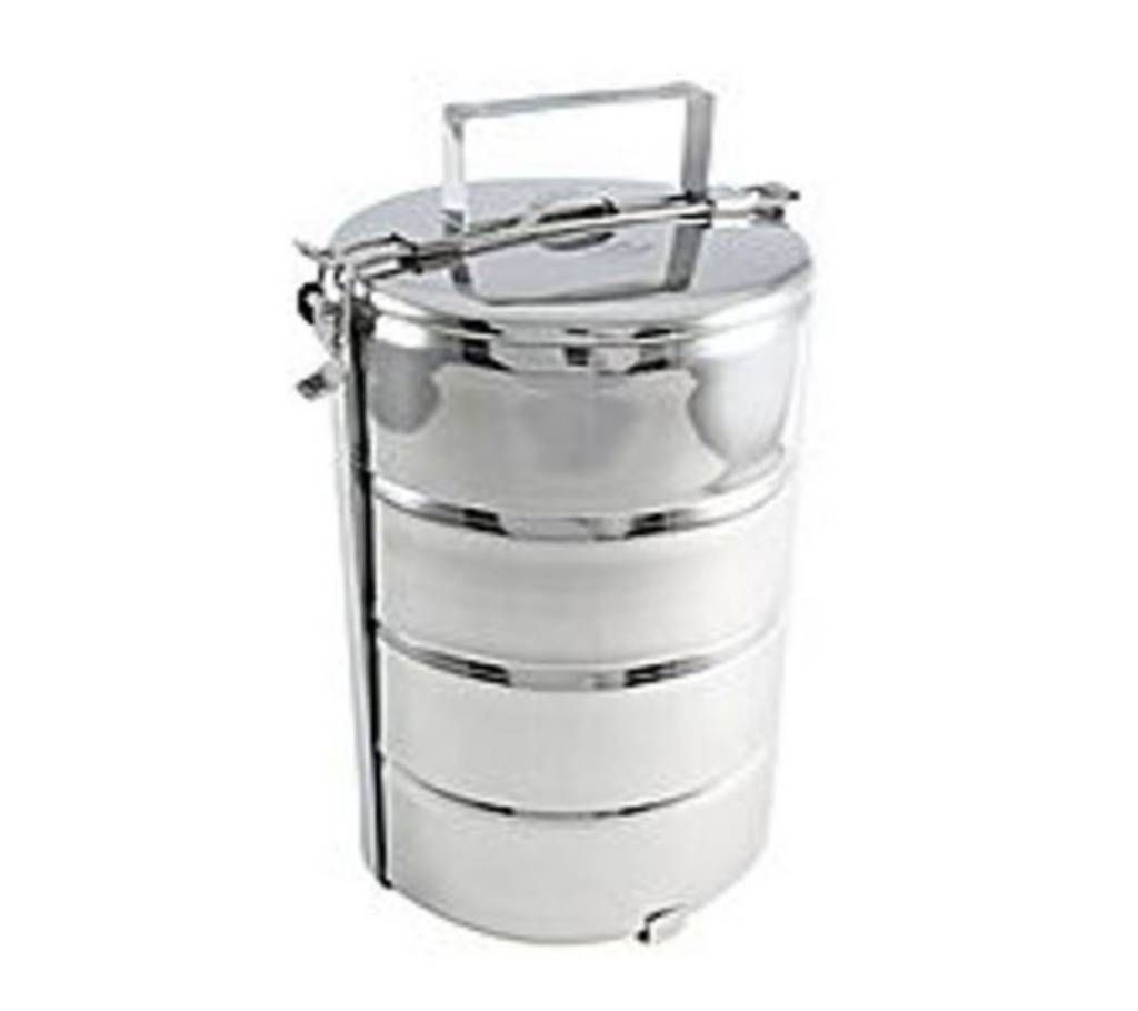 SKB Stainless Stainless Steel Food Carrier - 2 bowl - Silver