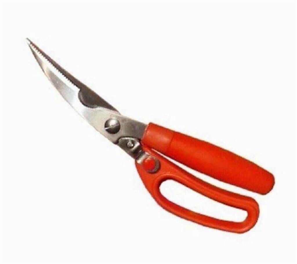 Stainless Steel Kitchen Scissors - Orange