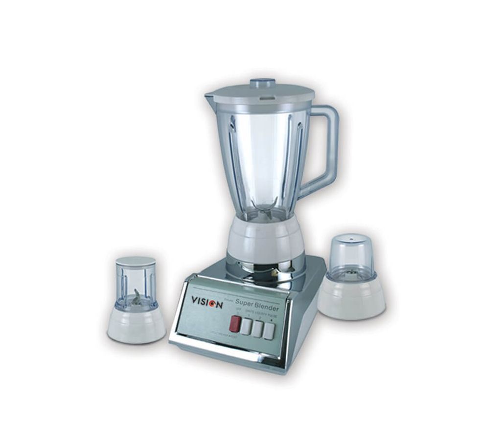 1.6 Liter Big Transparent Unbreakable Polycarbonate Jar.  3 in 1 functions (Juicer, Grinder, and Mincer) with 2 mixer accessories.   220 ~240V,  50Hz,