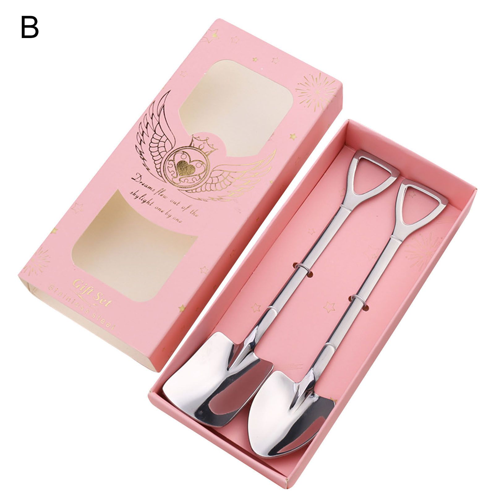 Chocolate Cake Spoon Exquisite Dessert Fruit Chocolate Cake Teaspoons