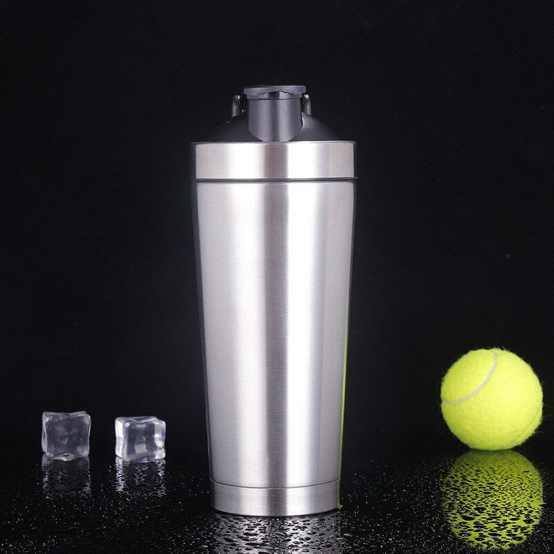 500ml 750ml Stainless Steel Shaker Bottle Single Wall Double Wall Mixing Cup Protein Shaker Bottle Sports Water Bottle
