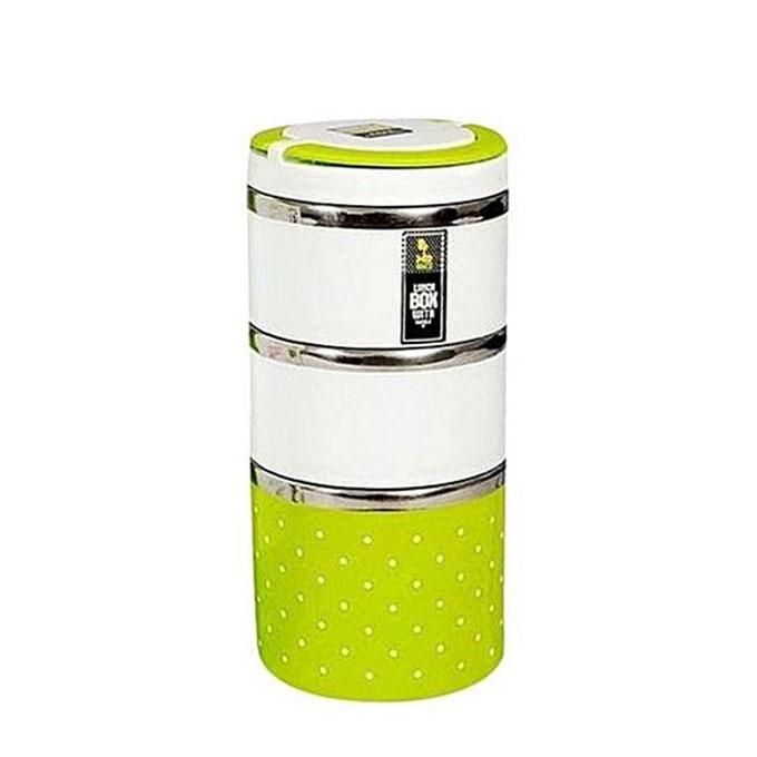 Three Layer Lunch Box - Multicolor