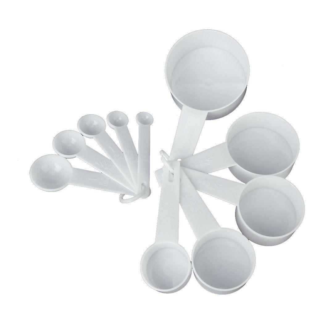 9 PCS PLASTIC MEASURING SPOON SET