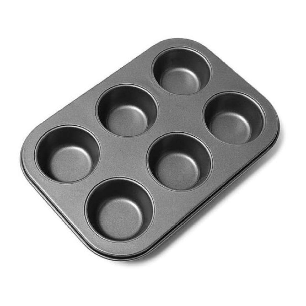 6 Cups Carbon steel Muffin Cake Mold