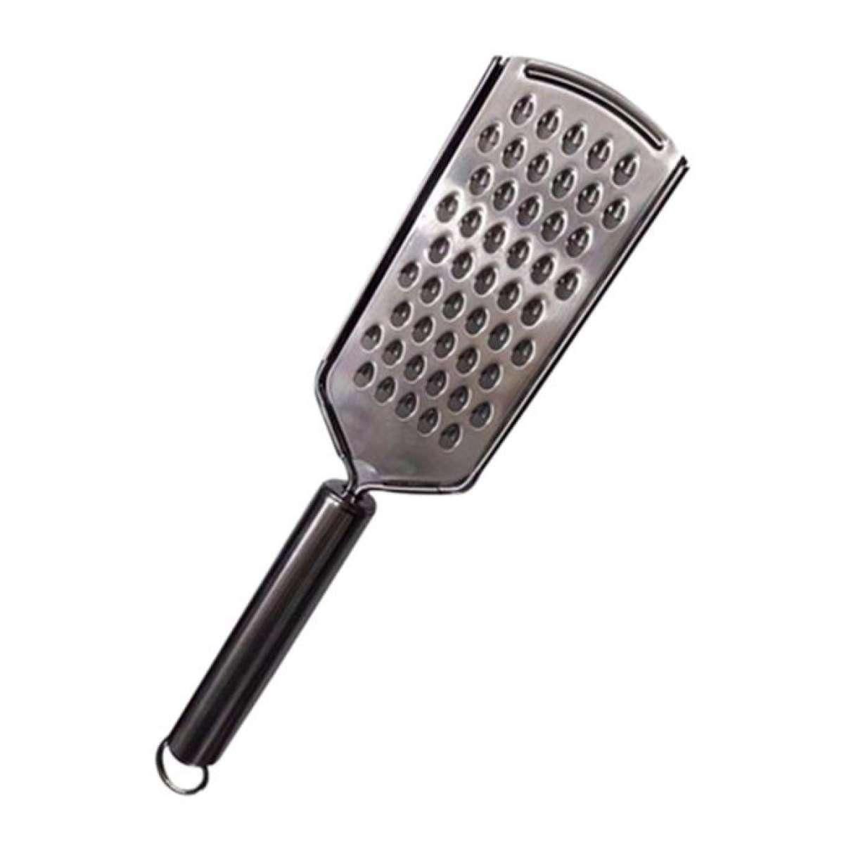 Stainless Steel Vegetable Scraper - Silver and Blac