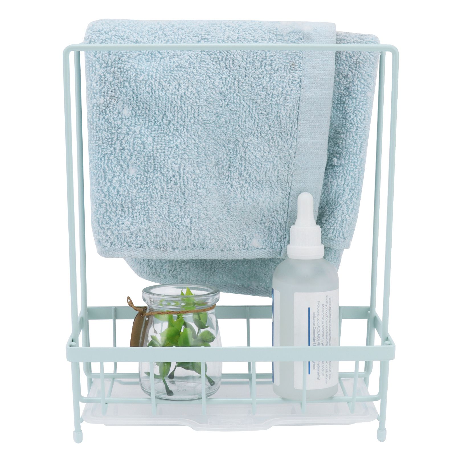 Drain Rack Rag Sponge Holder Stand Sink Storage With Pa New