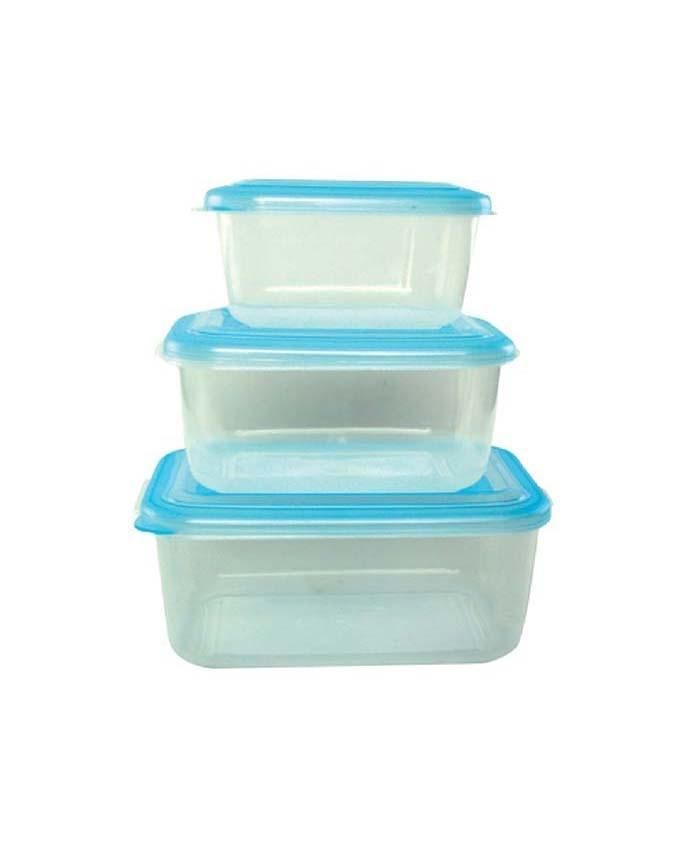 Rectengular Container Set - Blue