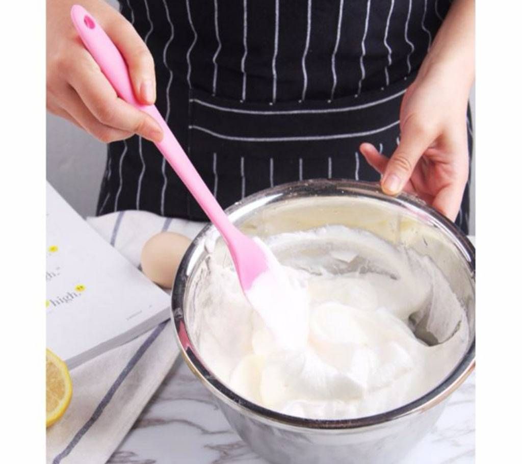 1Pcs Silicone Cake Spatula Butter Mixing Batter Scraper  Kitchen Baking Tool