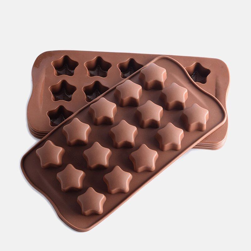 12 Holes Rectangle Shapes Cake Fondant Chocolate Soap Silicone Mold Mould Biscuit Cookie Baking Kitchen Bakeware Accessories