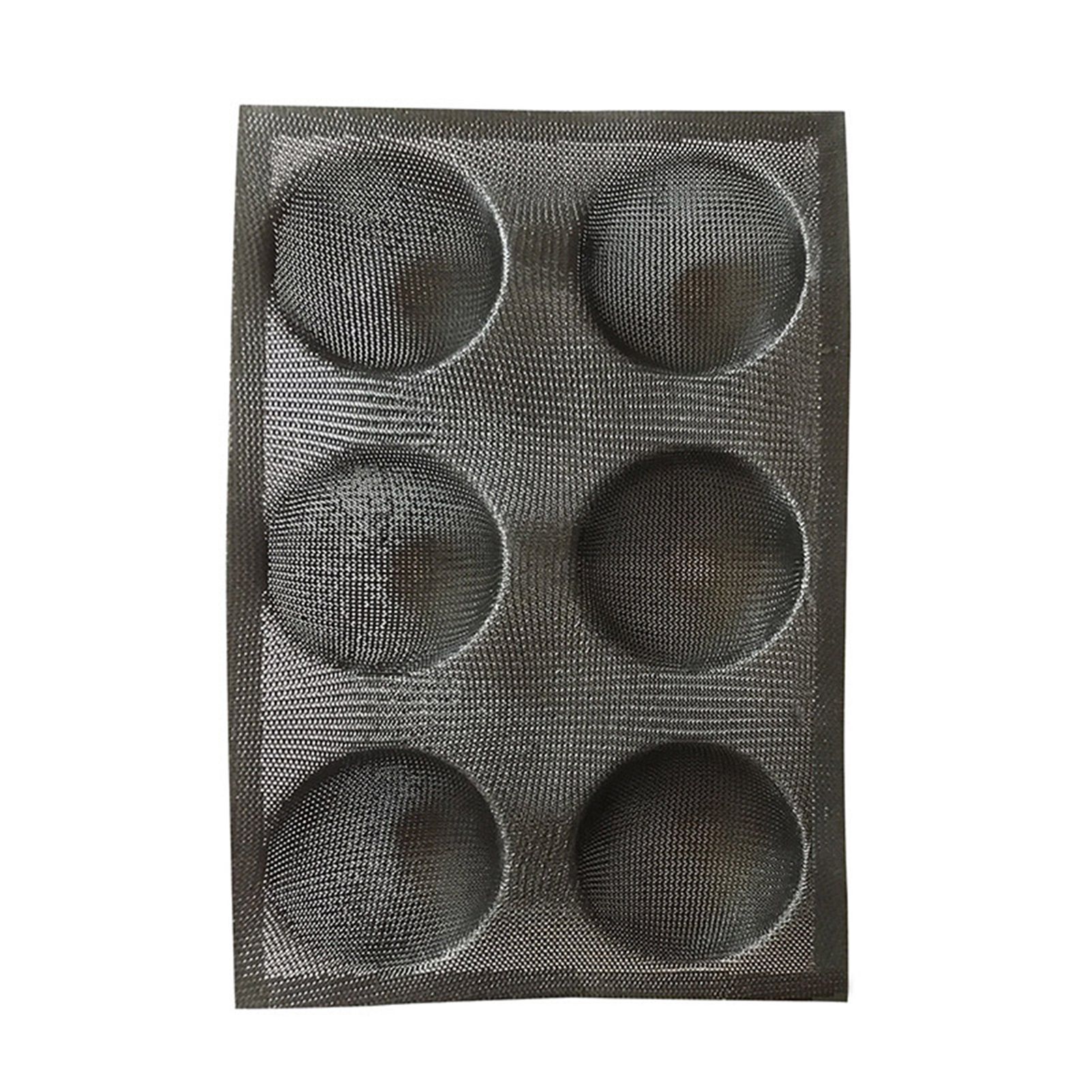 6 Grid Bread Mold Non-stick Silicone Baking Mould Kitchen Bakeware DIY Supply