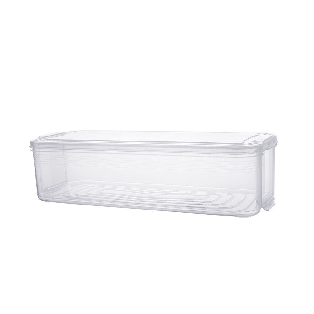 31 cm Long size Reusable Kitchen Fridge Storage Collecting Refrigerator Food Fruit Storage Container Clear Preservation Box Case