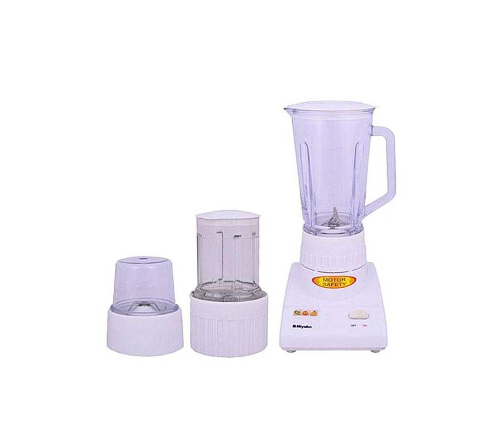 Miyako 4 in 1 Blender - BL 102 PL AP - 300W - White 