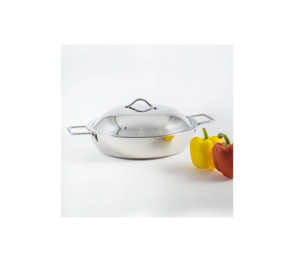Frying Pan With SS Lid & Handle
