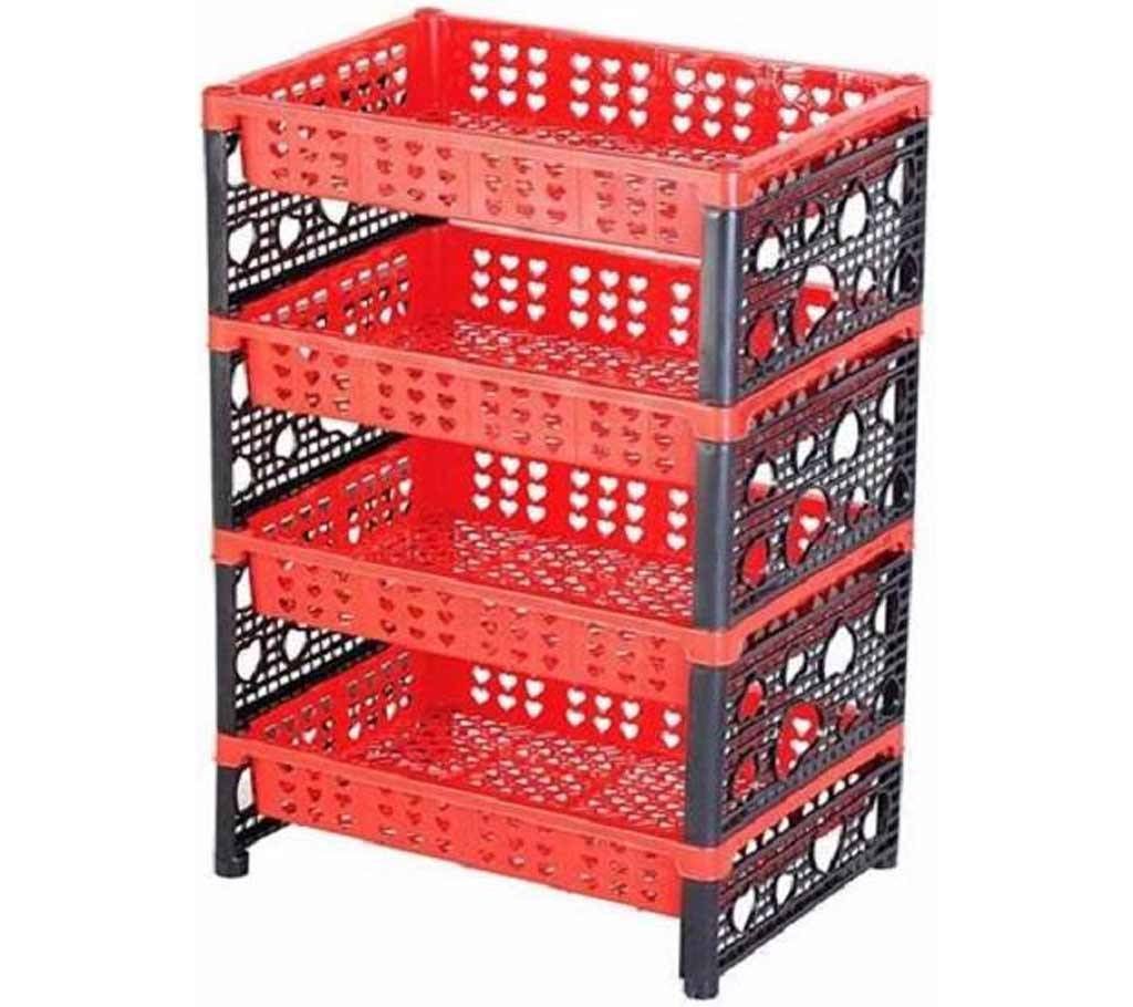 Love 4 Layer Rack - Red & Black