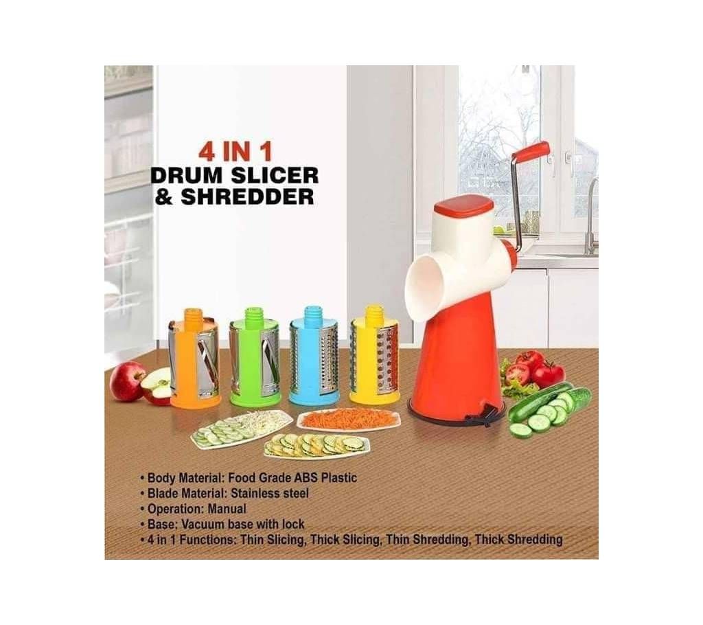 4 in 1 Multifunctional Rotary Greater and Sliceer