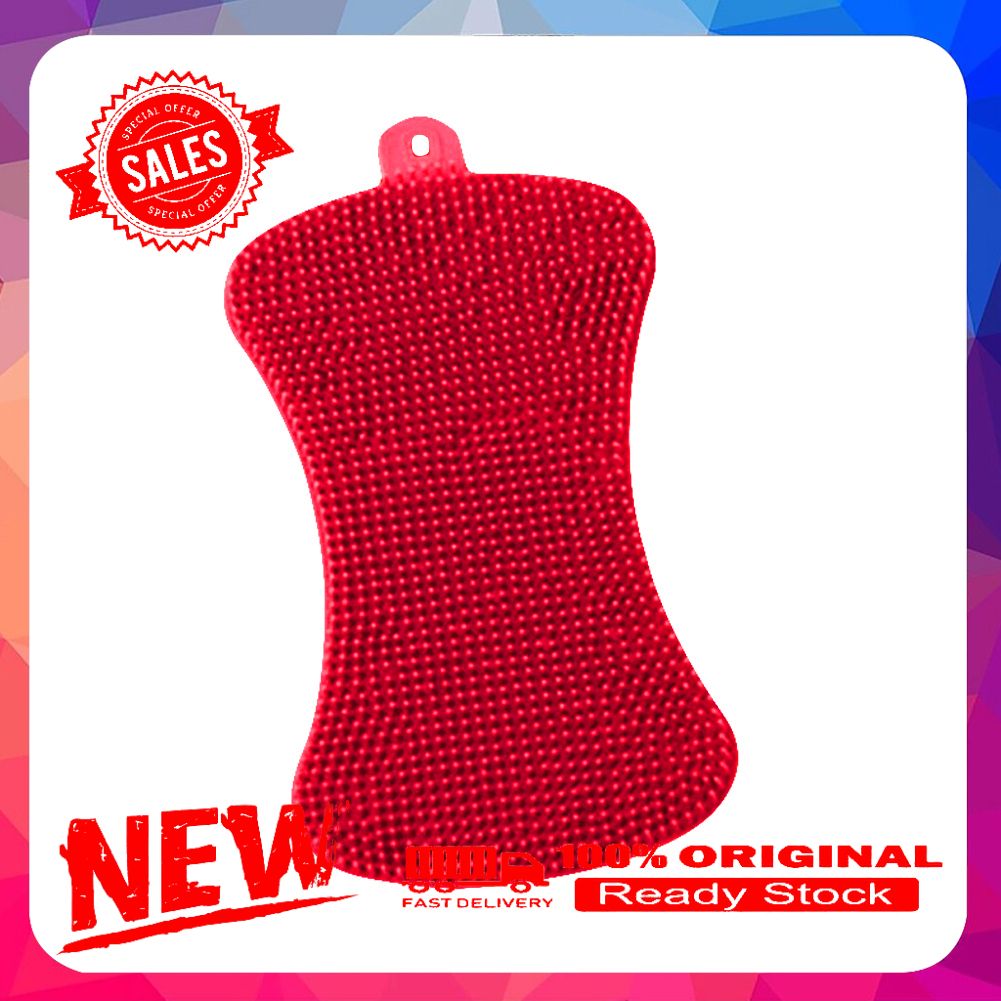 Creative Silicone Dish Brush Kitchen Washer Anti-Bacterial Cleaning Scrubber