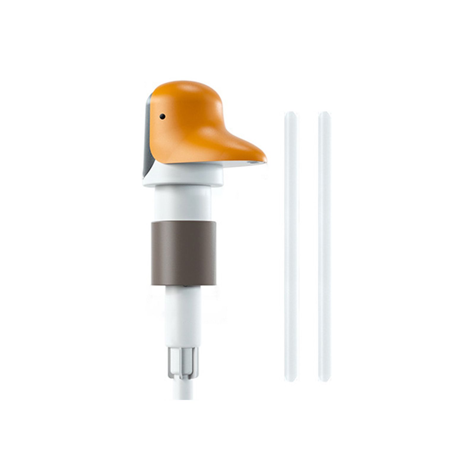 1 Set Portable Dispensing Pump Leakless PP Precise Portion Oyster Sauce Bottle Pump Head for Kitchen