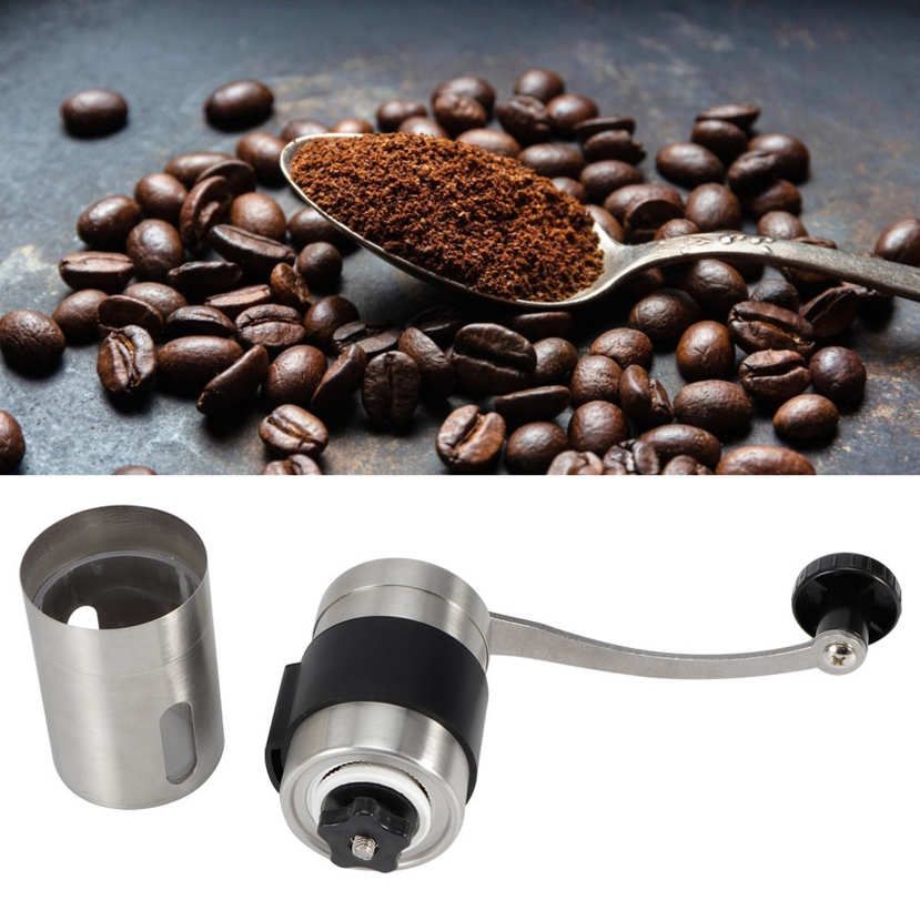 Stainless Steel Manual Coffee Bean Grinders Mill for Making Household Supplies