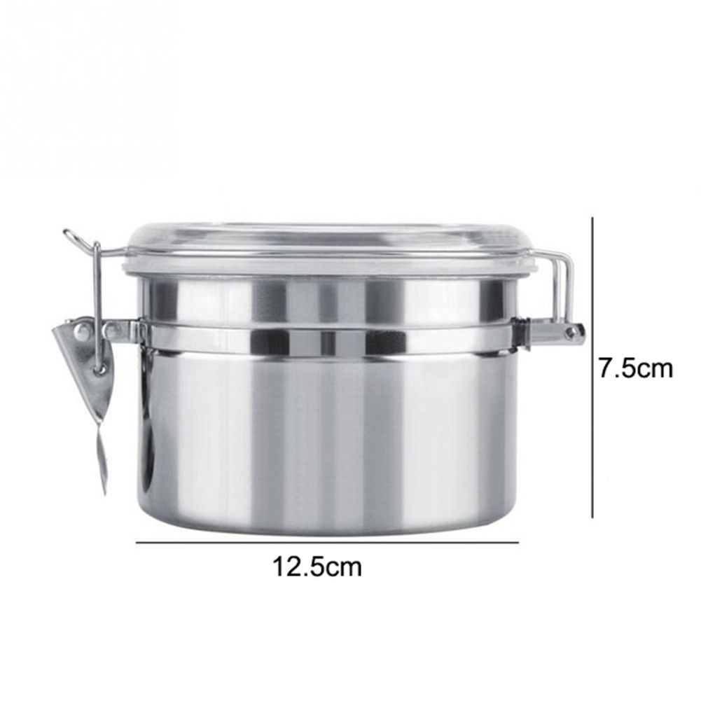 4/5inch Metal Sealed Can Milk Powder Coffee Bean Tea Tank Canister with Cover