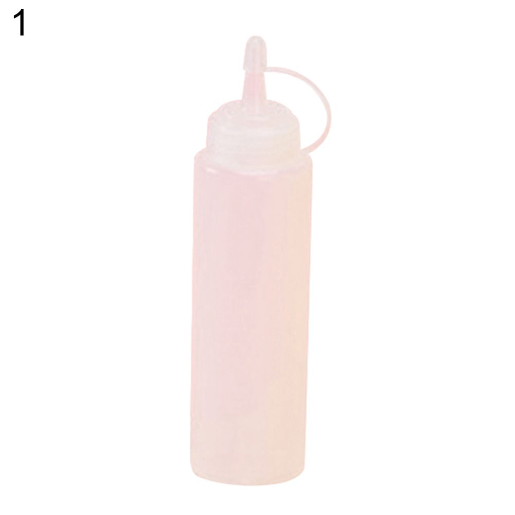 8/12/16/24/32oz Kitchen Squeeze Bottle Condiment Sauce Vinegar Ketchup Dispenser