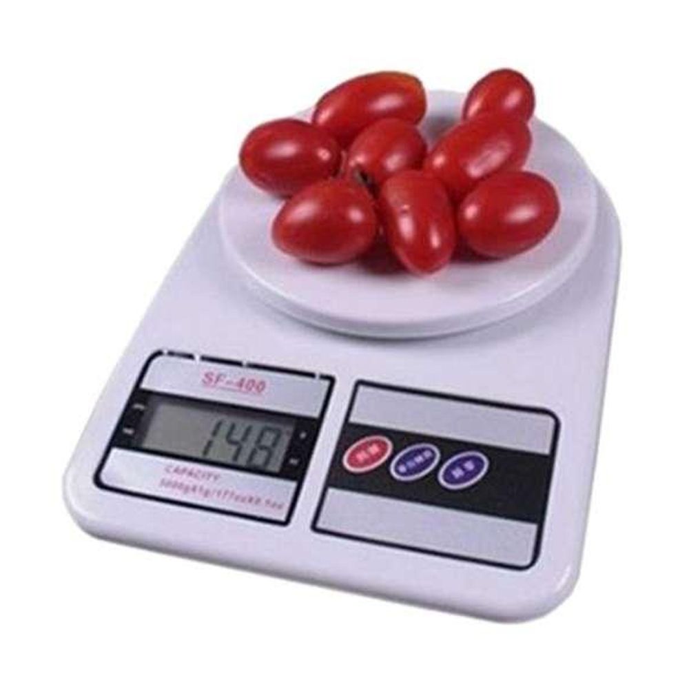 Kitchen Digital Weighing Scale SF 400 - White - Weight Machine Digital