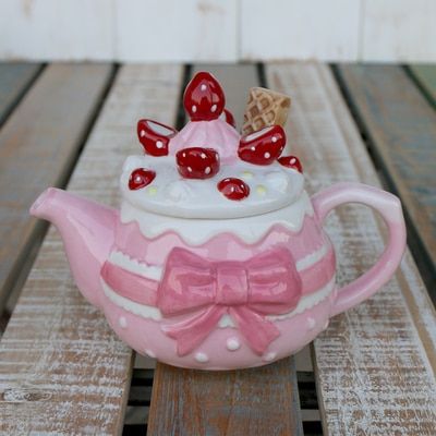 Creative Strawberry Cookies Ceramic Mug Cute Candy SJar Chinese Wedding Tea Set ChristGift Home Decoration Accessories
