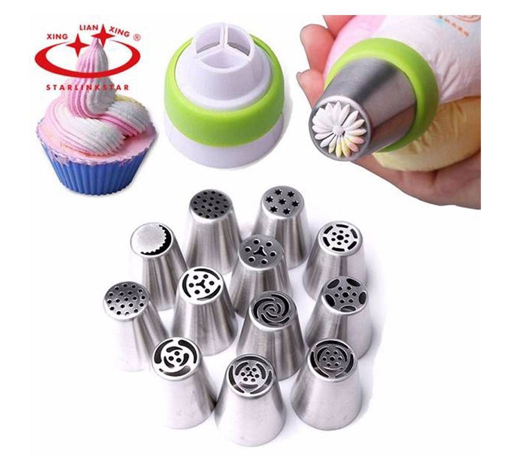 RUSSIAN cake decoration nozzle set- 8 pieces 