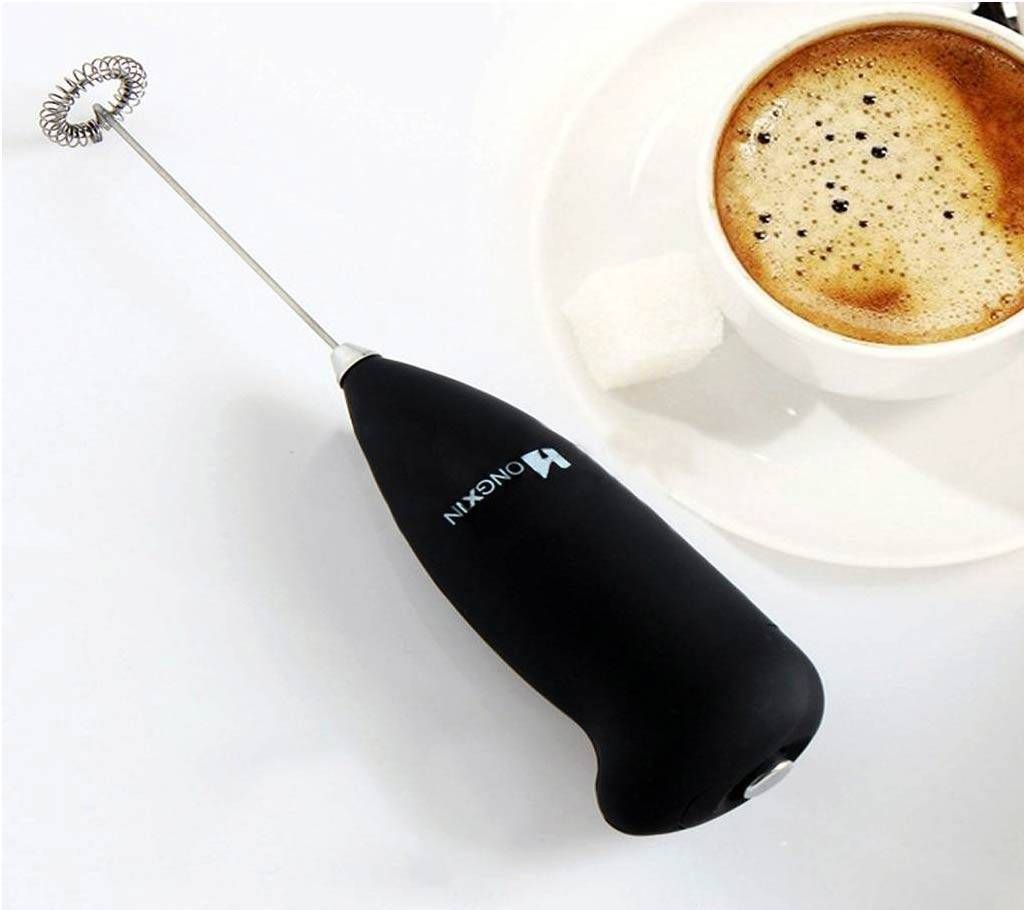 Easy Operation Hand Coffee Mixer - Black