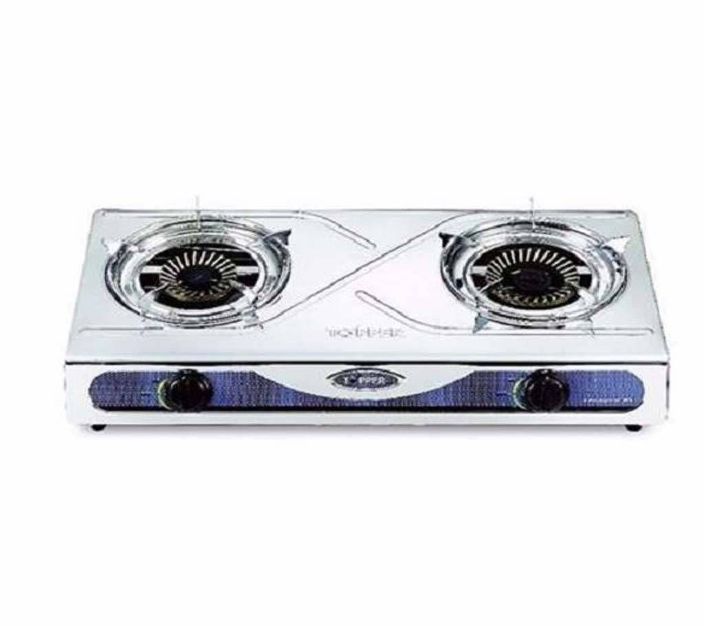Double SS Auto Gas Stove NG A-211
