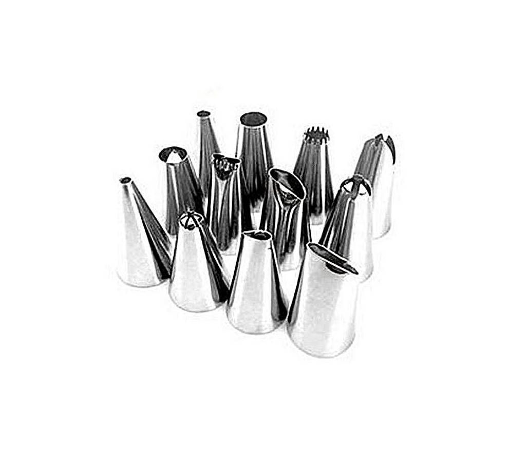 24 Piece High Quality Nozzle Set - Silver