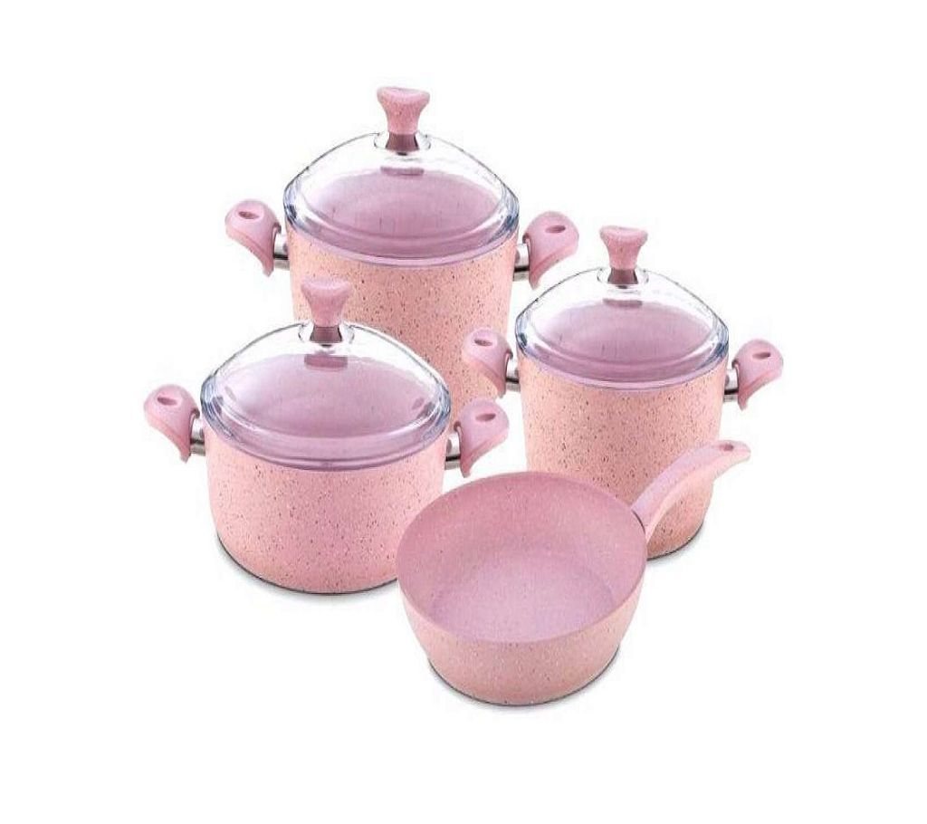 7 Piece MEIDAO Marble Granito Nature Stone Cookware Set 