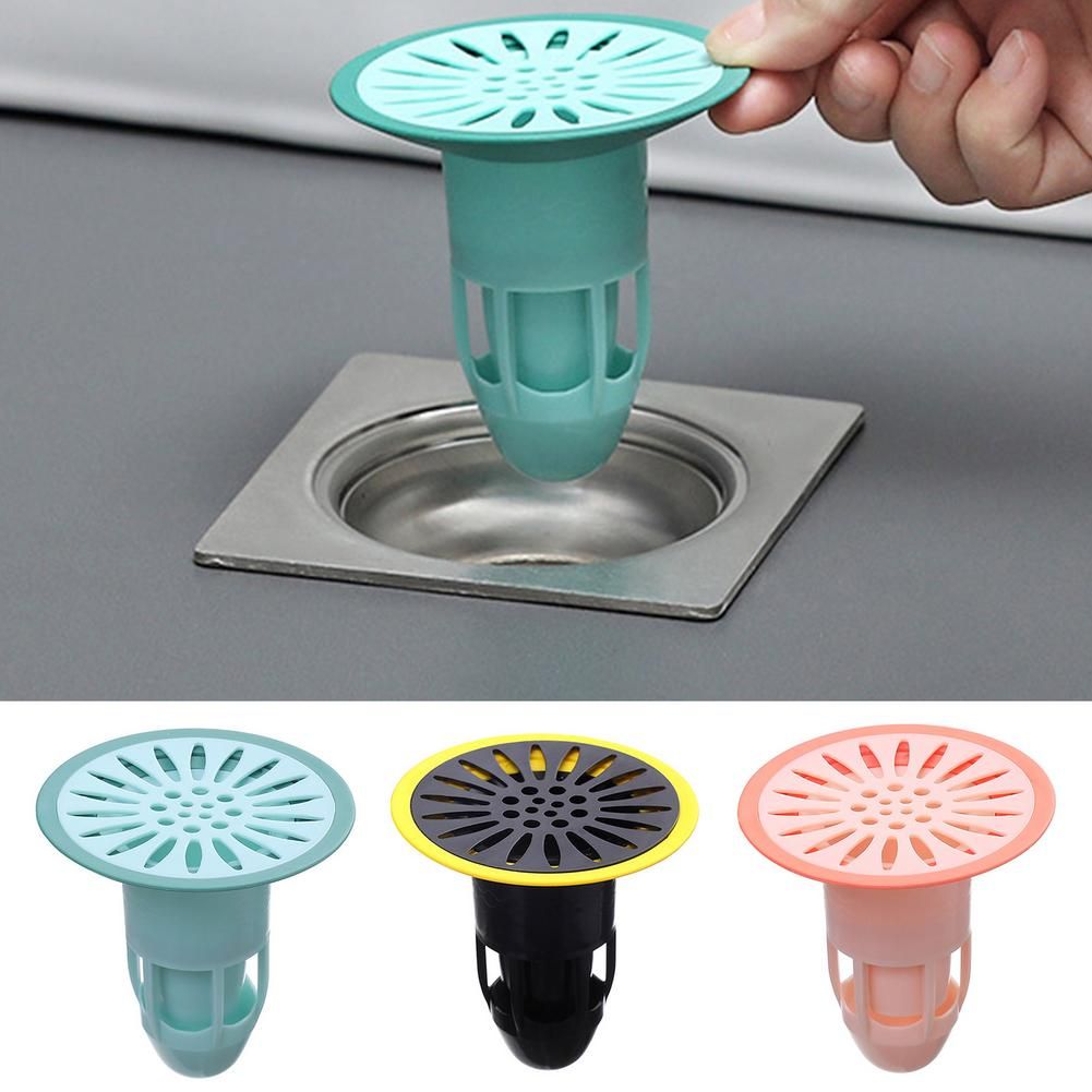 1pcs / Upgraded Insect-Proof Floor / Drain Core Anti-odor Hair Trap Plug Shower Drain Stopper Kitchen Bathroom Toilet Sewer Supplies