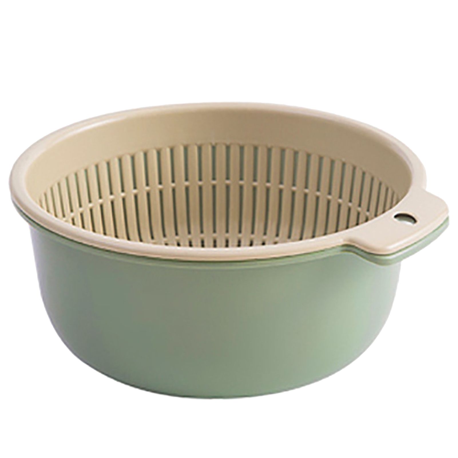 Kitchen Colander Stkable Spe Saver Washing Strainer Bowl