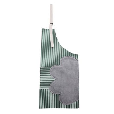 Yfashion Kitchen Waterproof Apron Oxford  Cloth Cleaning Protector For Washing Cooking color:coffee