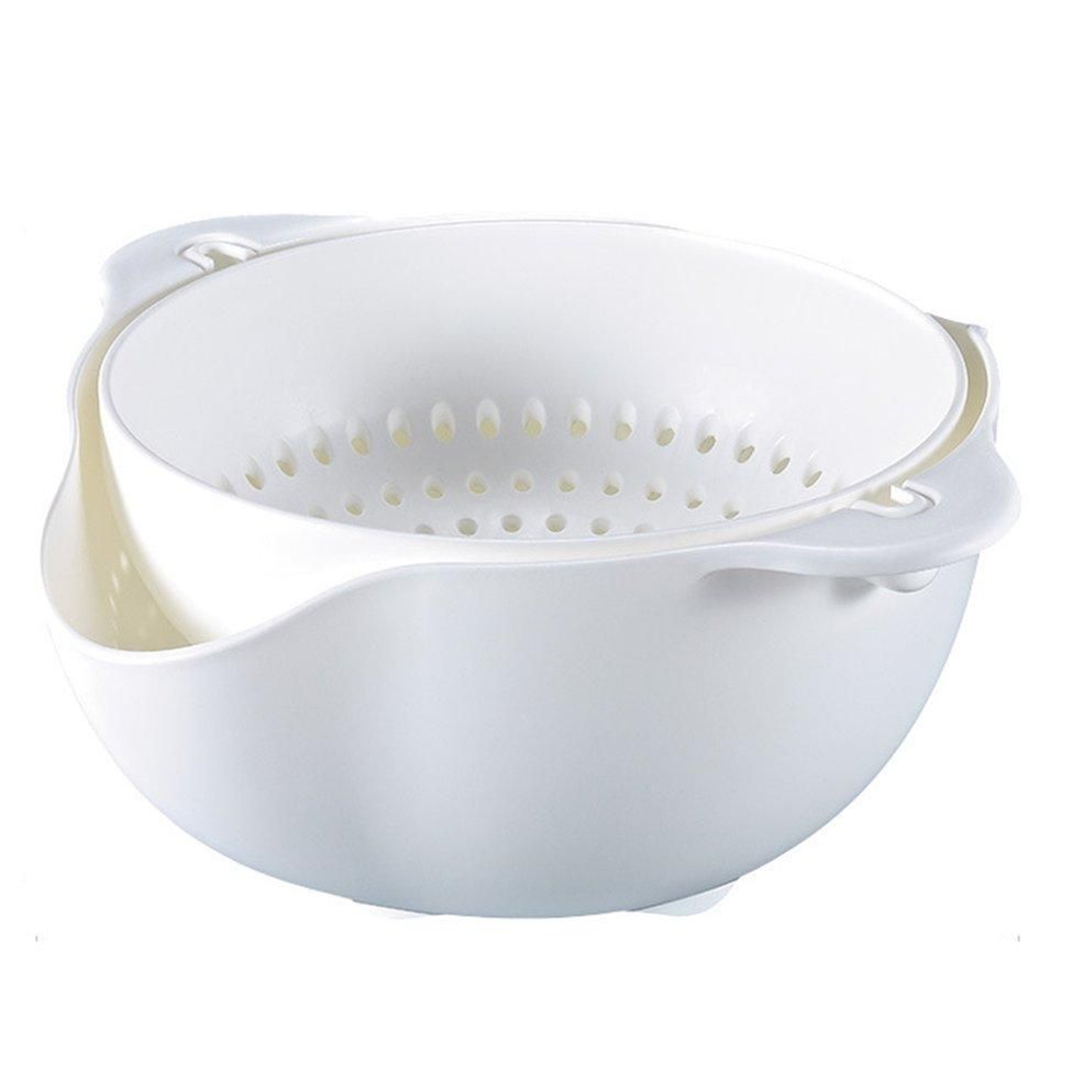 Double-turned Plastic Fruit Basket